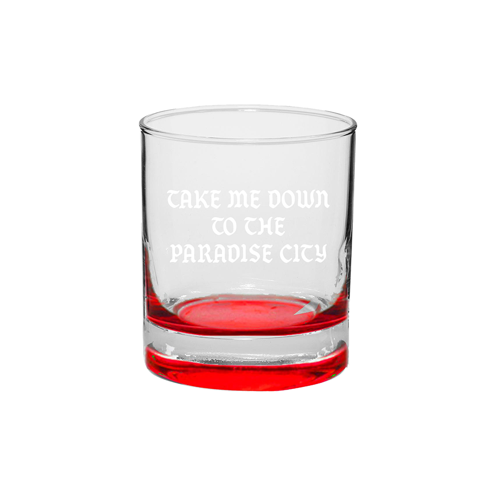 Guns N' Roses Whiskey Glass - Paradise City Design