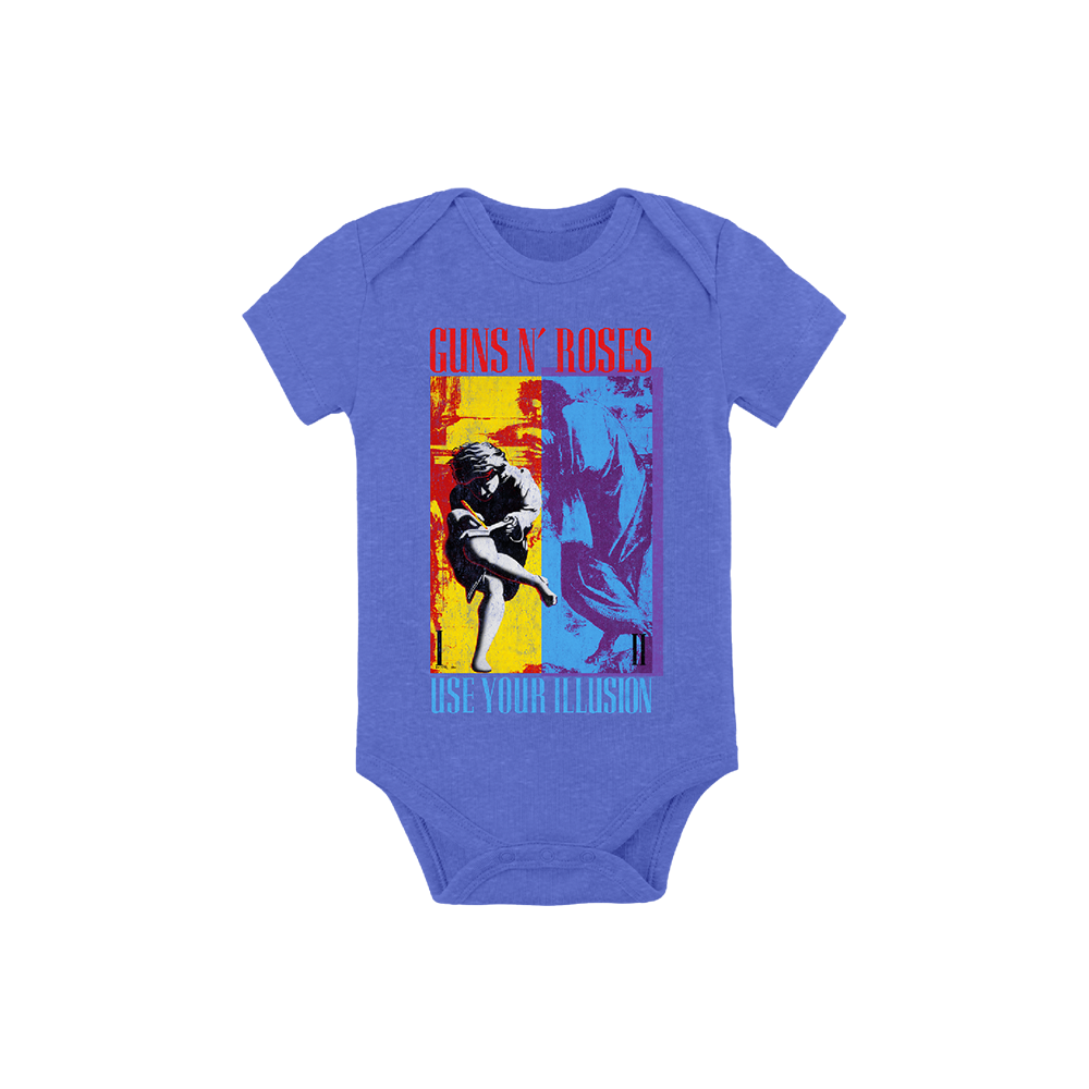 Blue Use Your Illusion Baby Onesie