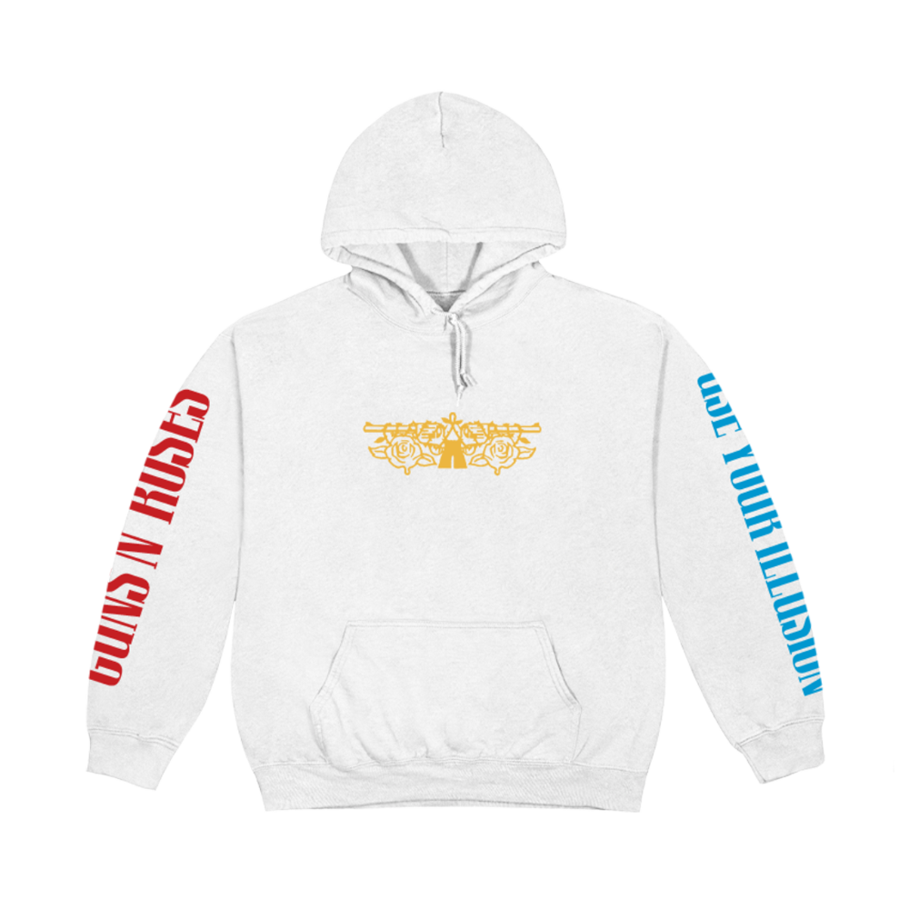 Use Your Illusion Graphic White Hoodie