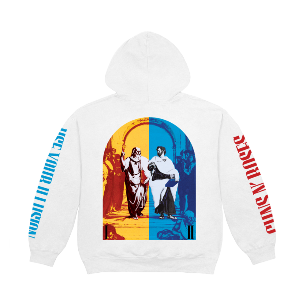 Use Your Illusion Graphic White Hoodie