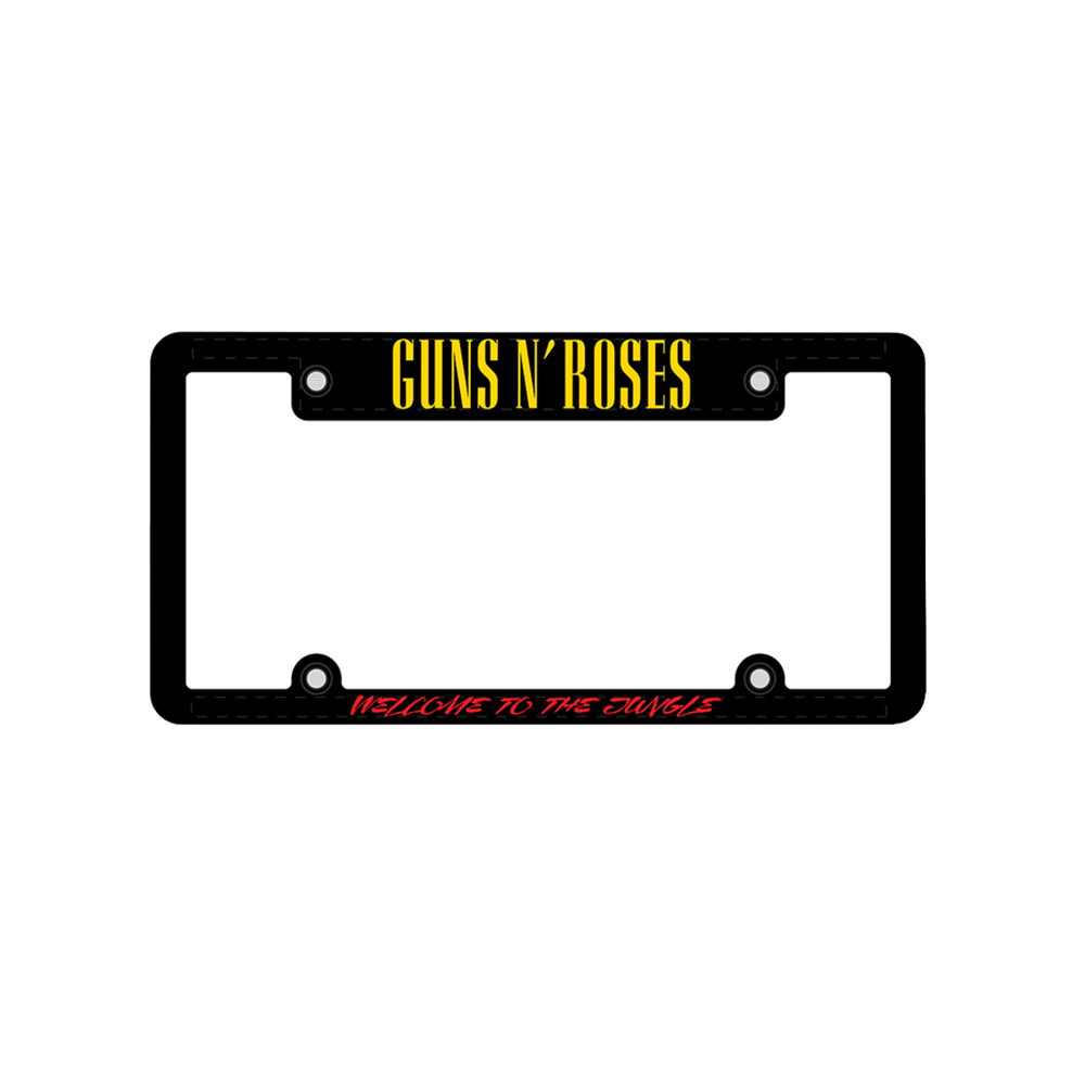Jungle-Themed License Plate Frame for Cars