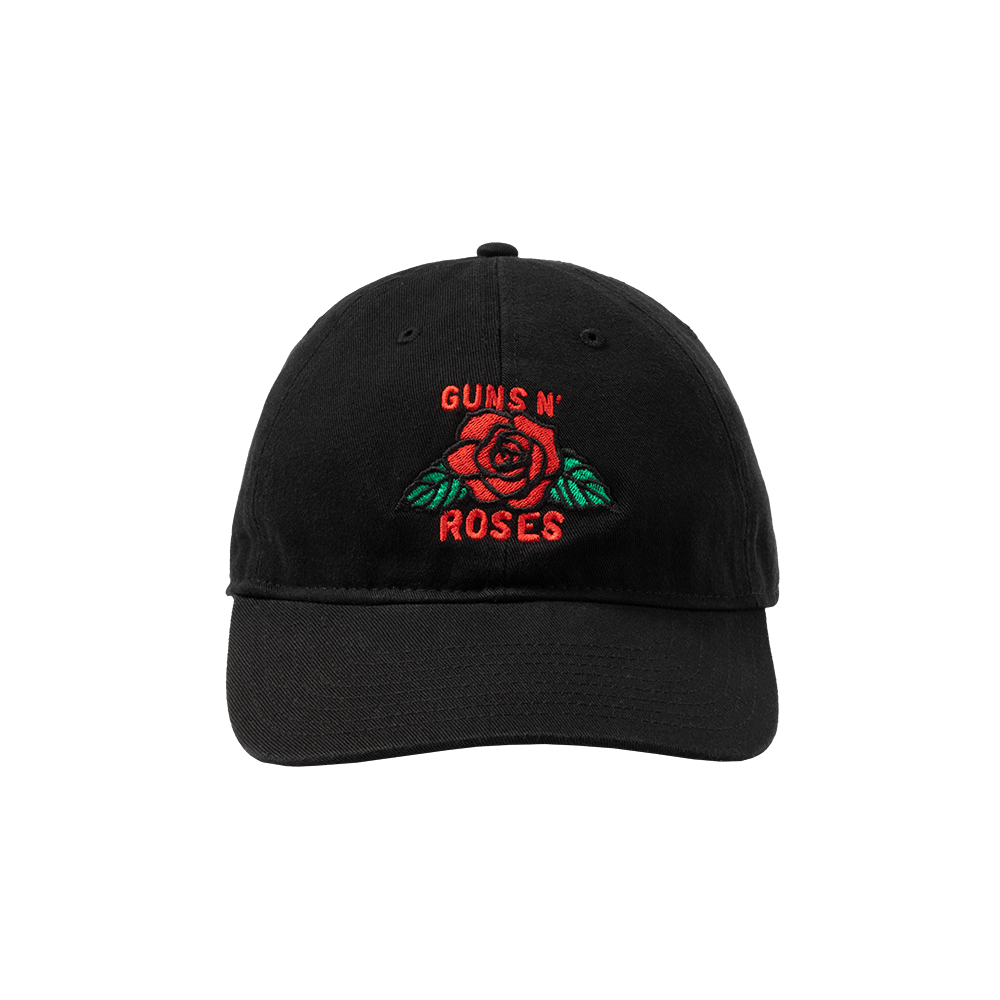 Stylish Rose Embroidered Dad Cap