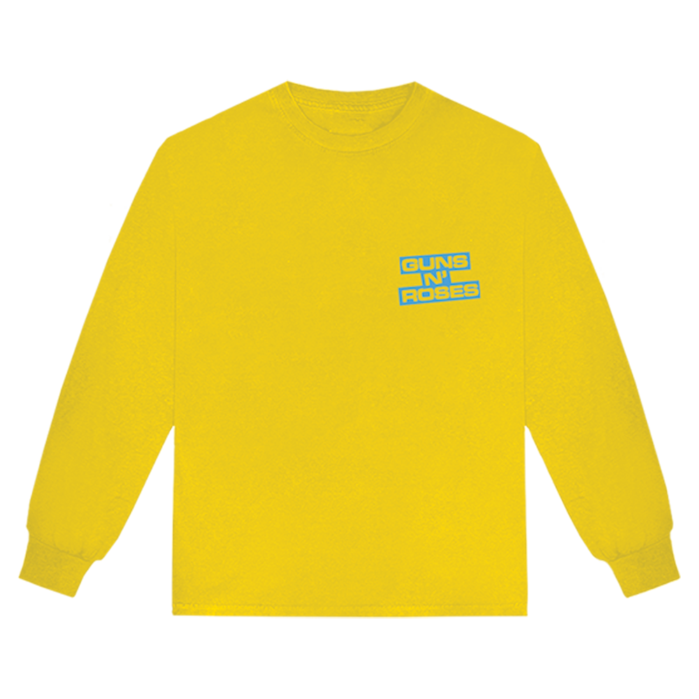 30th Anniversary Guns N' Roses Yellow Longsleeve Shirt