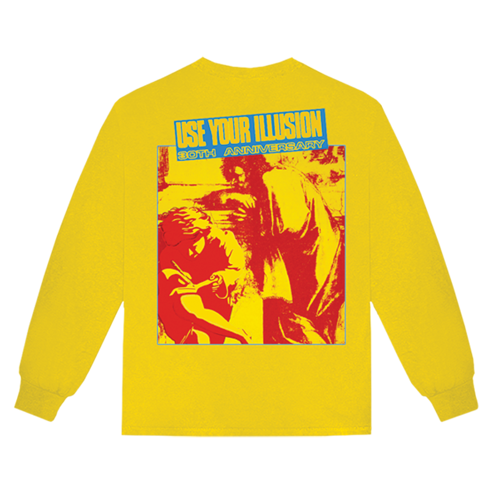 30th Anniversary Guns N' Roses Yellow Longsleeve Shirt