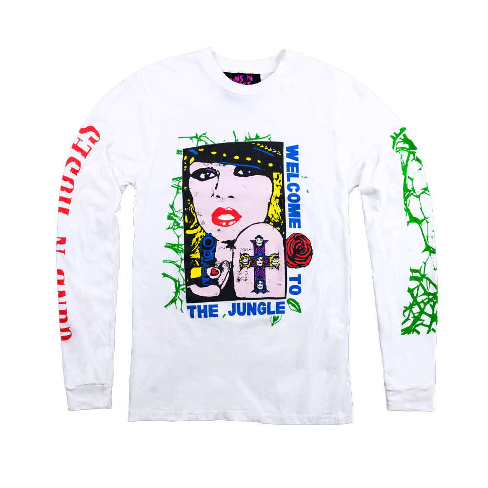 White Blonde GN'R Long Sleeve Shirt