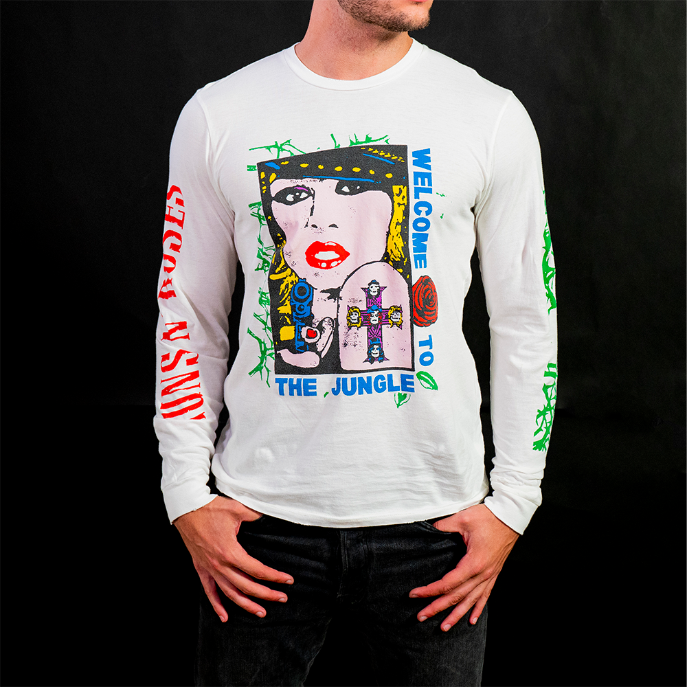 White Blonde GN'R Long Sleeve Shirt