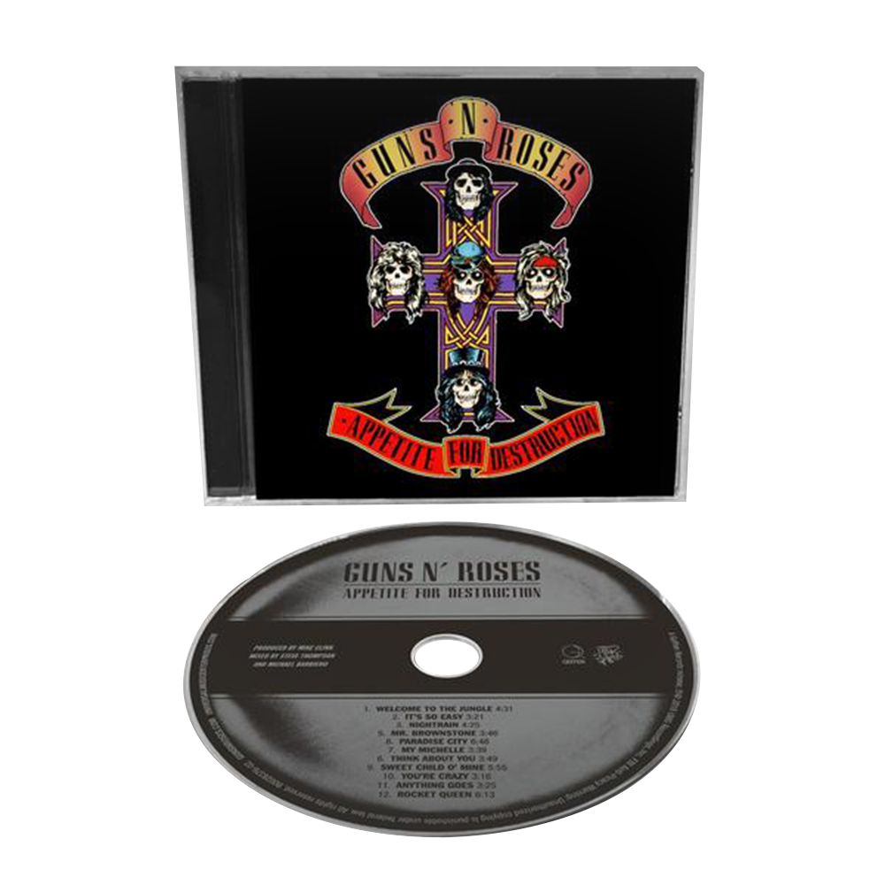 Guns N' Roses Appetite For Destruction Remastered CD
