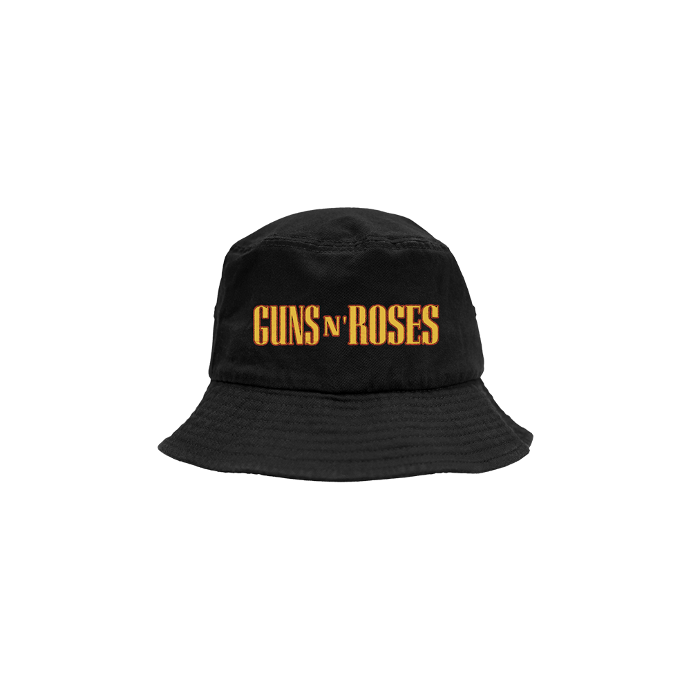 Stylish Black Bucket Hat with Logo