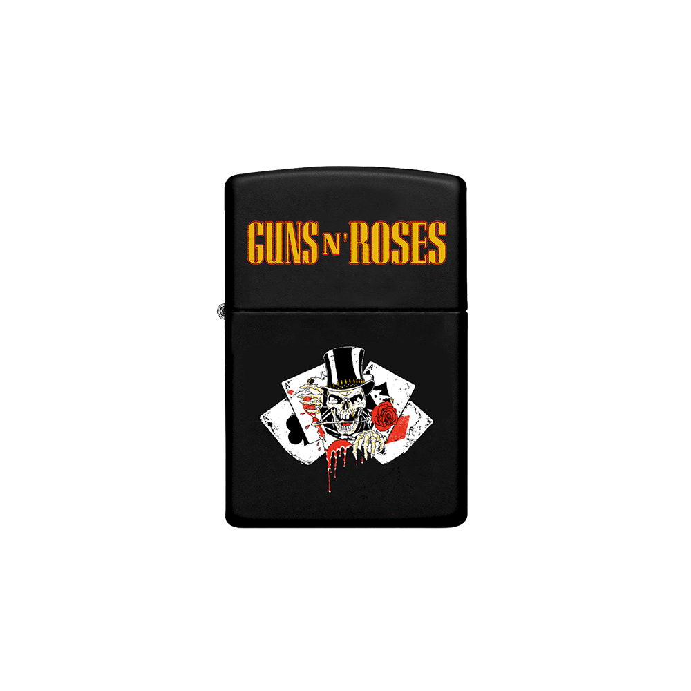 Zippo Lighter with Cards Logo