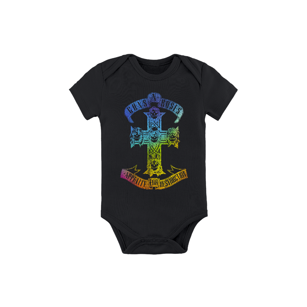 Rainbow Appetite For Destruction Pajama Onesie