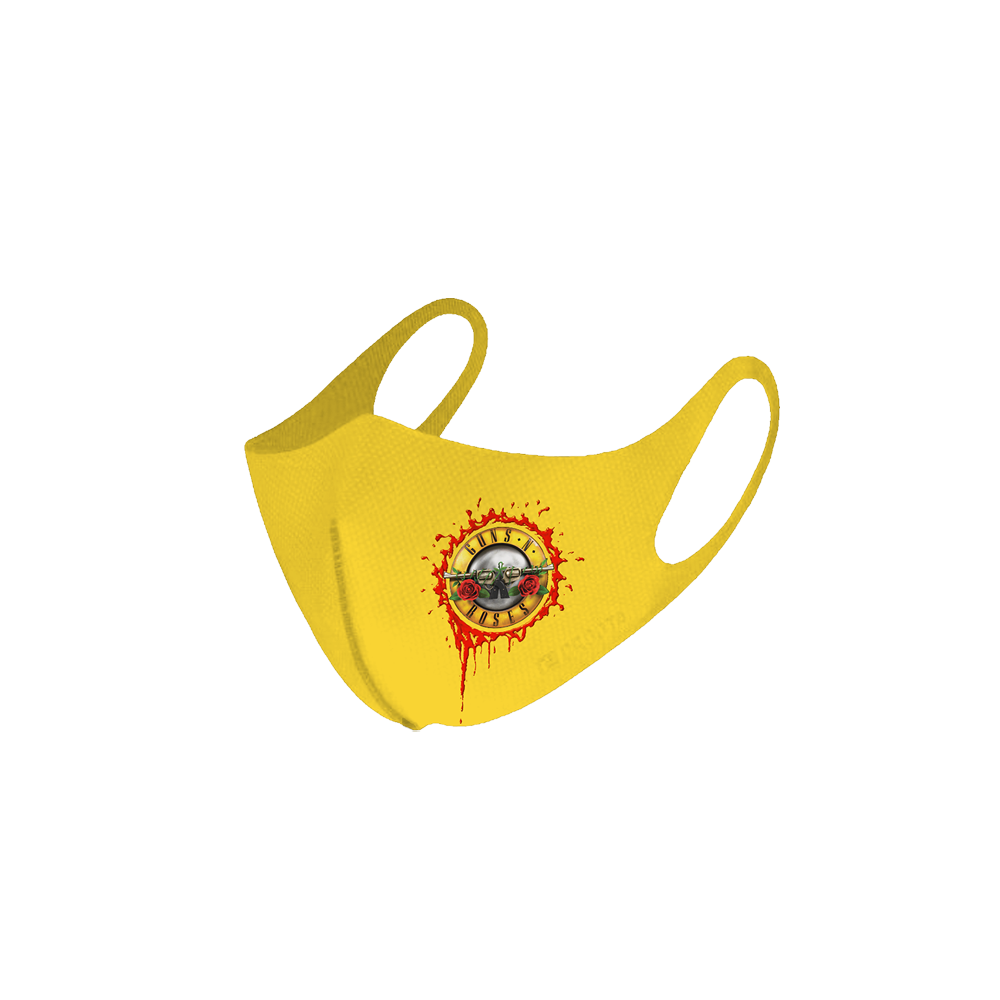Yellow Bloody Bullet Face Cover for Protection