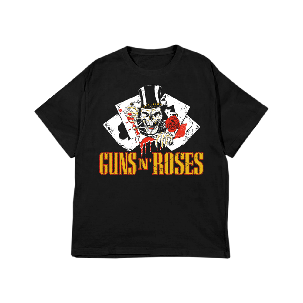 Black Cards Graphic Tee for Men