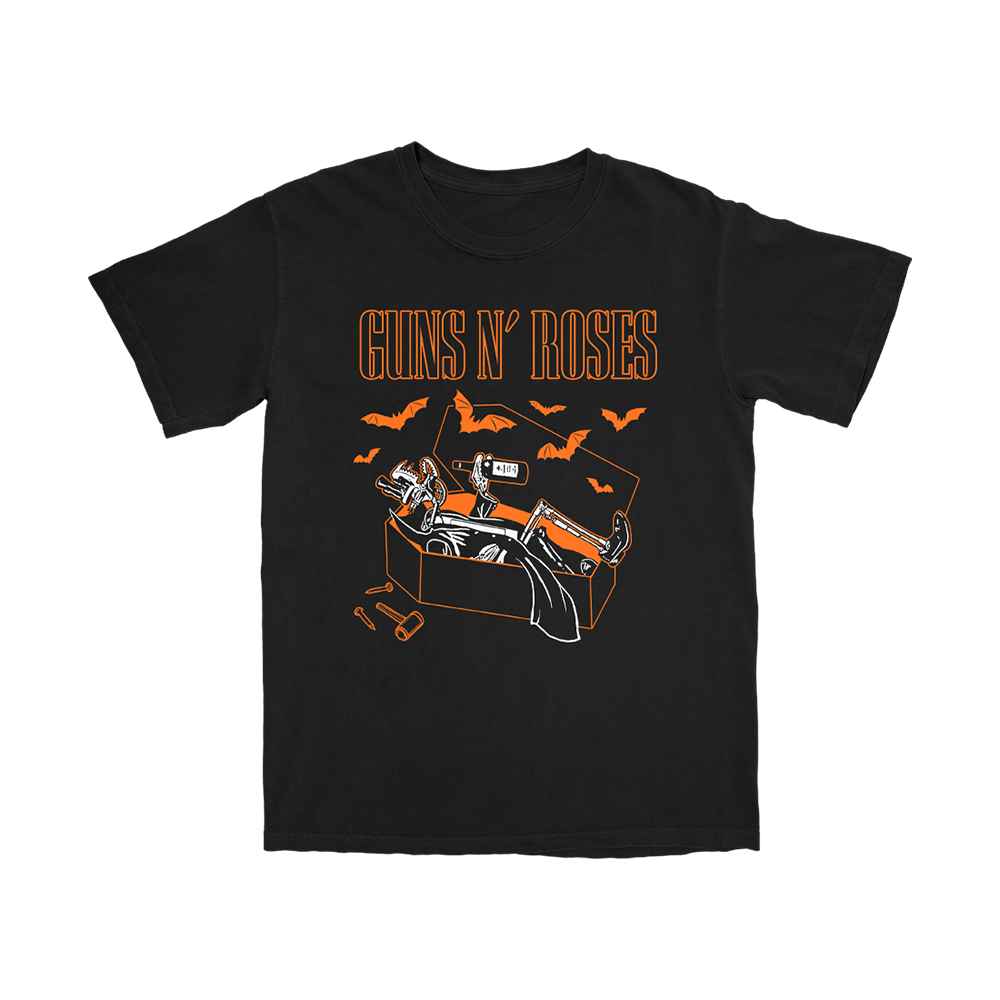 Glow-in-the-Dark Robot Coffin Graphic Tee