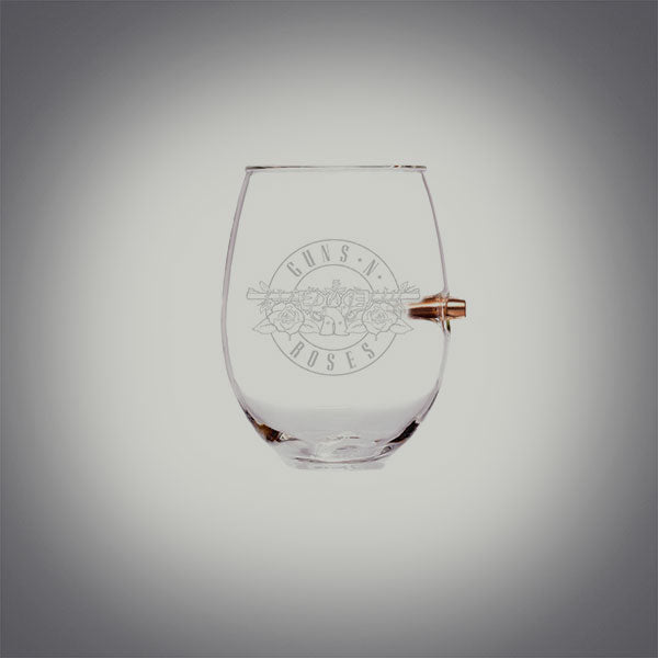 GnR Bullet Wine Glass - Lucky Shot Design