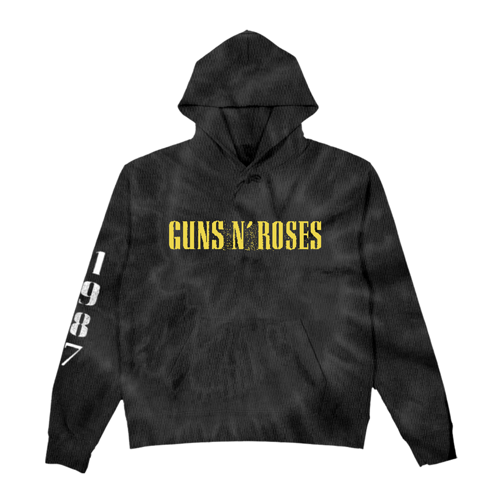 Black Tie Dye Hoodie by GN'R