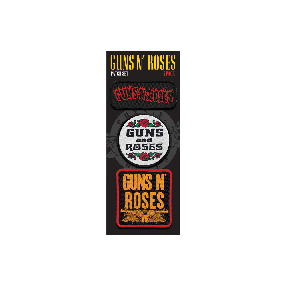 Guns N' Roses 2019 Embroidered Patch Set