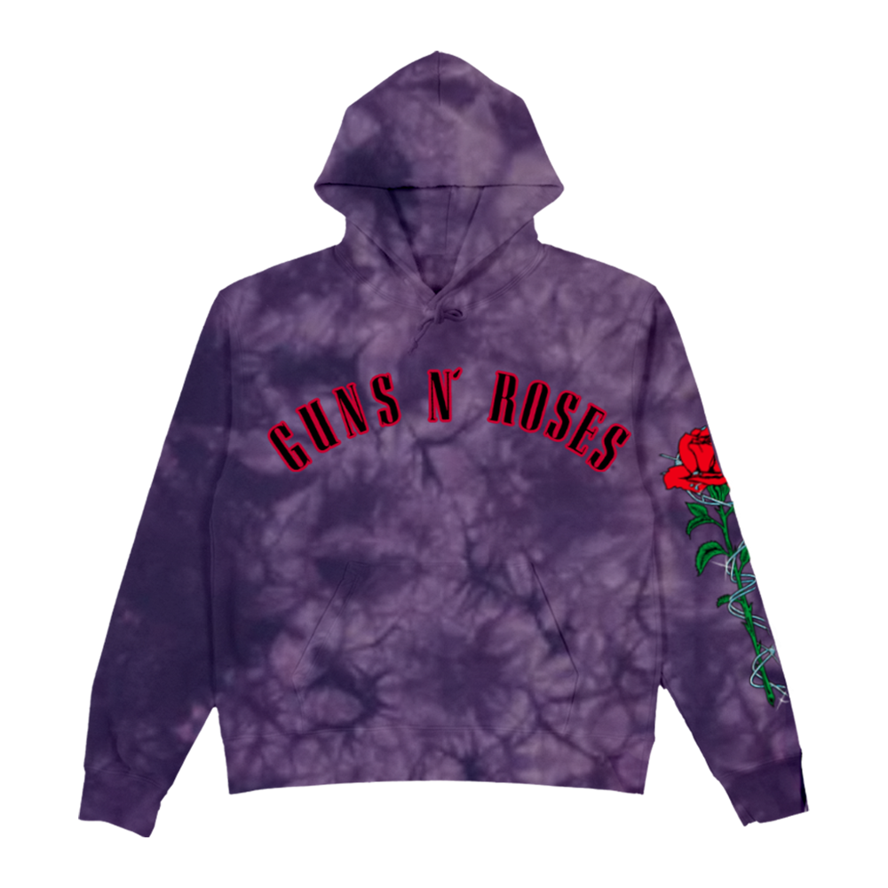 Purple Tie-Dye GN'R Hoodie