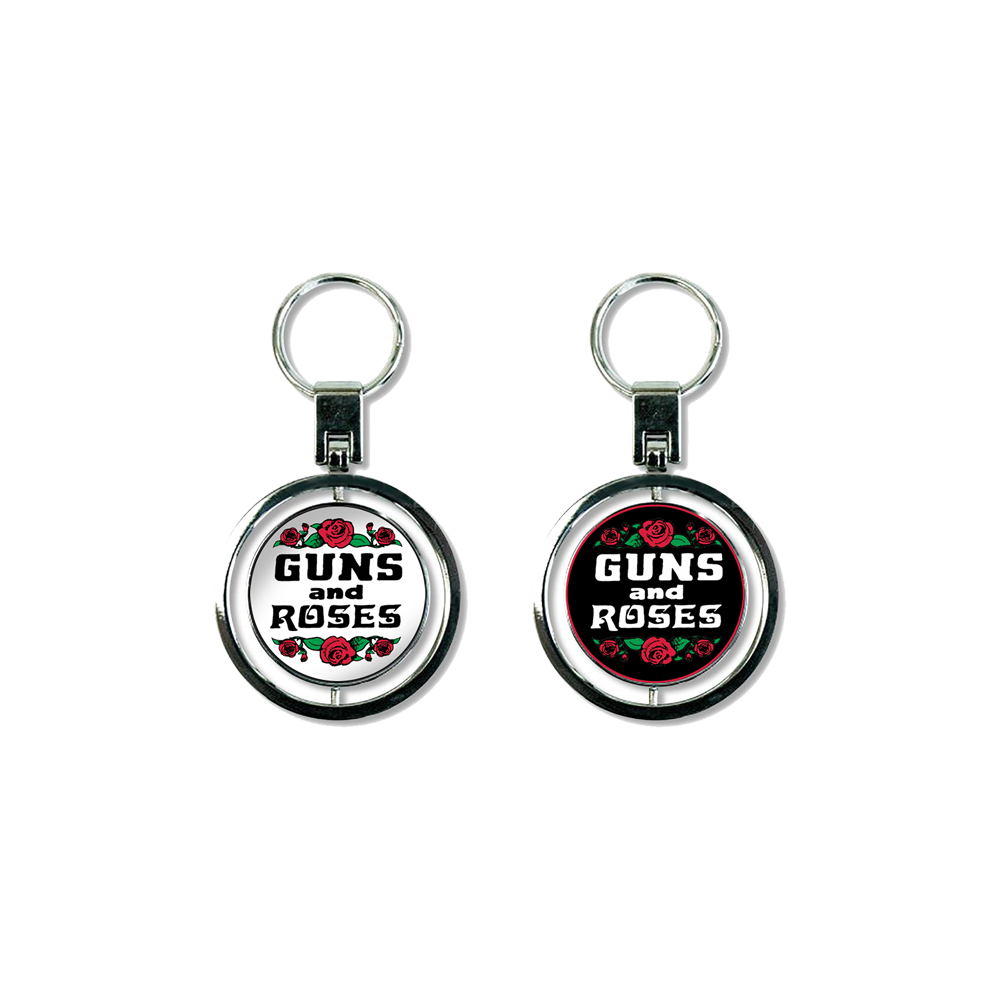 Guns N' Roses Spinner Keychain - Rock Fan Gift
