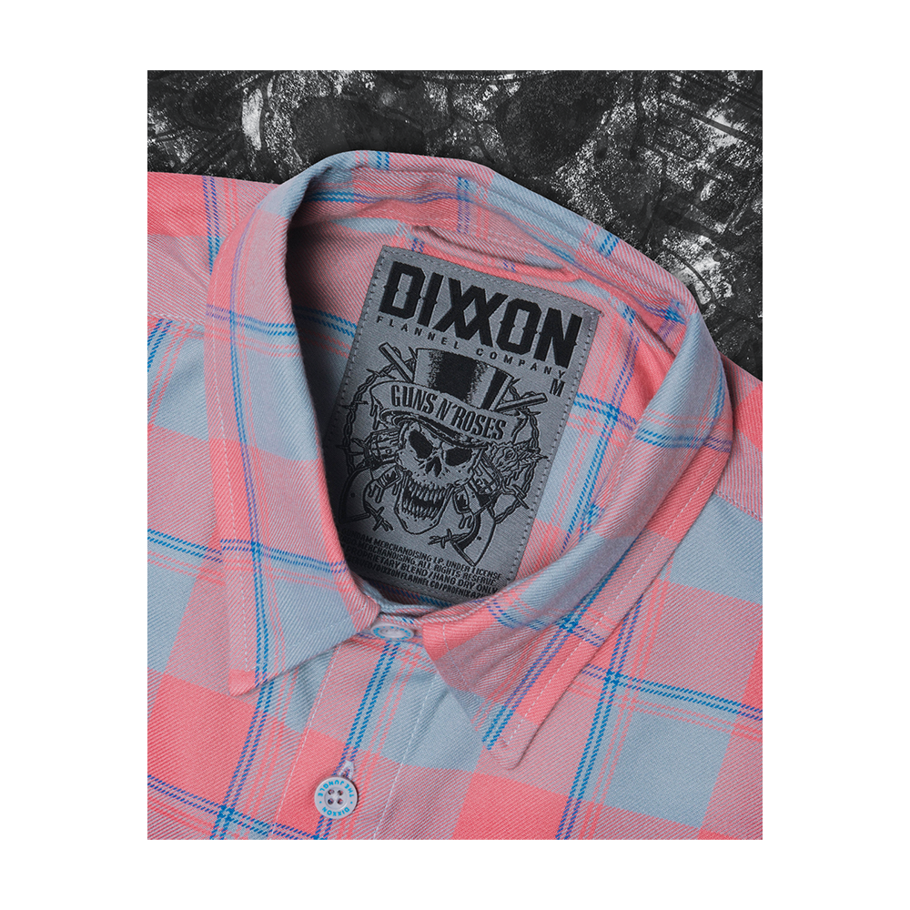 Dixxon Guns N' Roses Flannel Shirt - Jungle Print