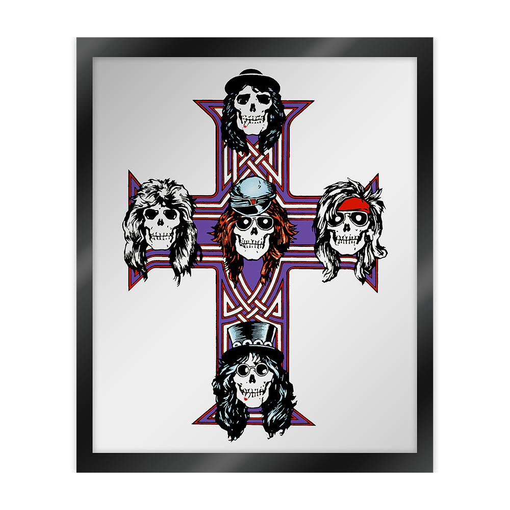 Guns N' Roses Cross Mirror - Wall Decor