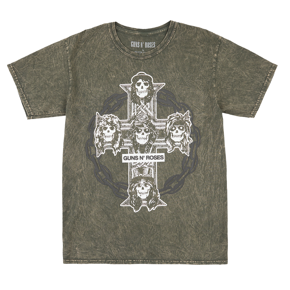 Guns N' Roses Cross & Chain Graphic Tee