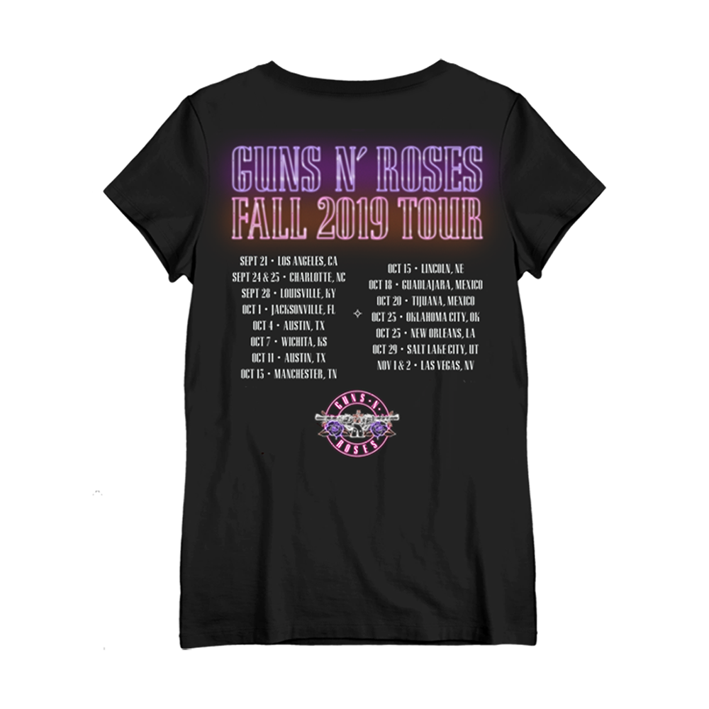 Women's Neon Cross Graphic Tee