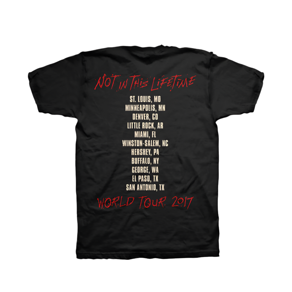 Skull & US Flag Graphic Tee