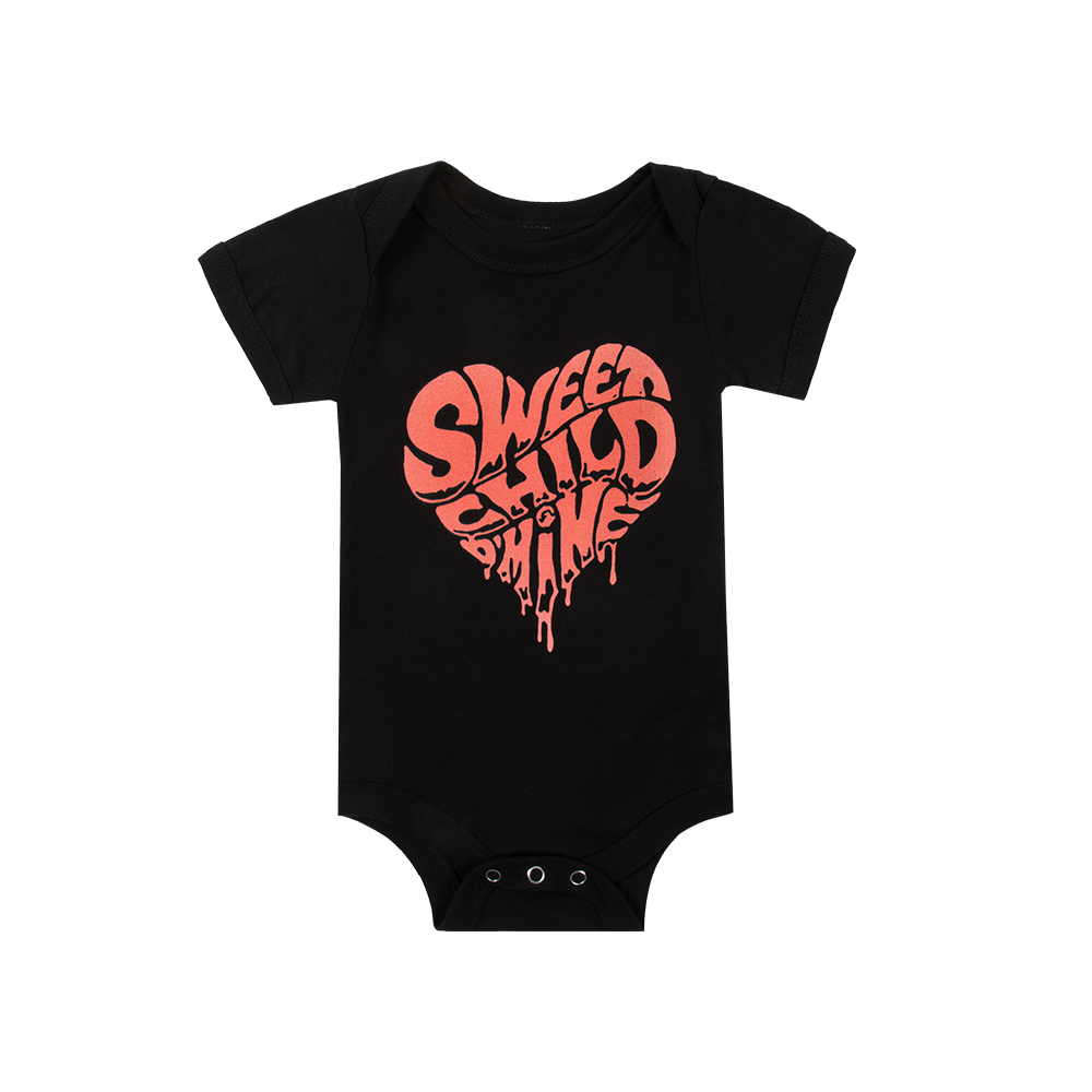 Black 'Sweet Child O' Mine' Baby Onesie