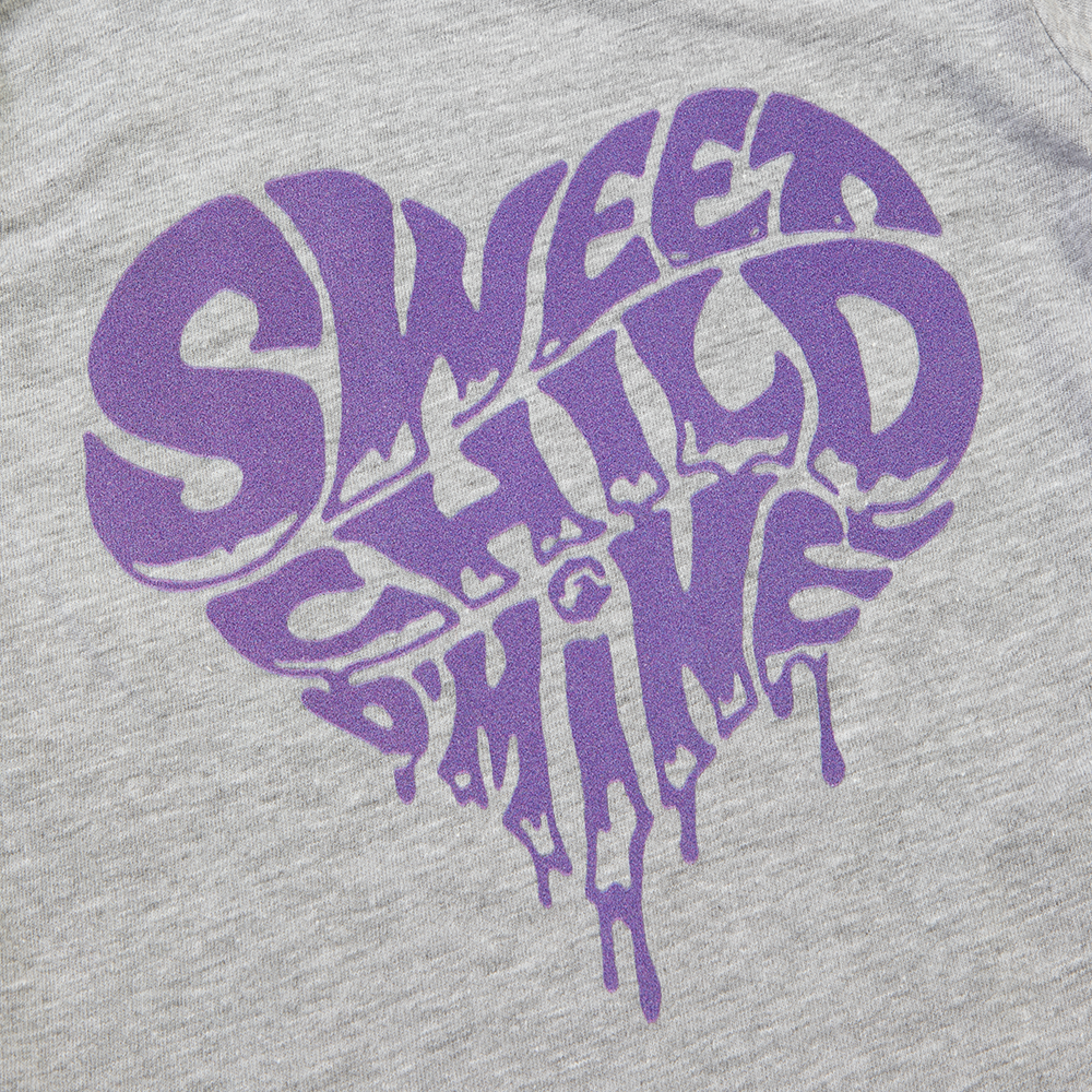 Grey Heart 'Sweet Child' Baby Onesie