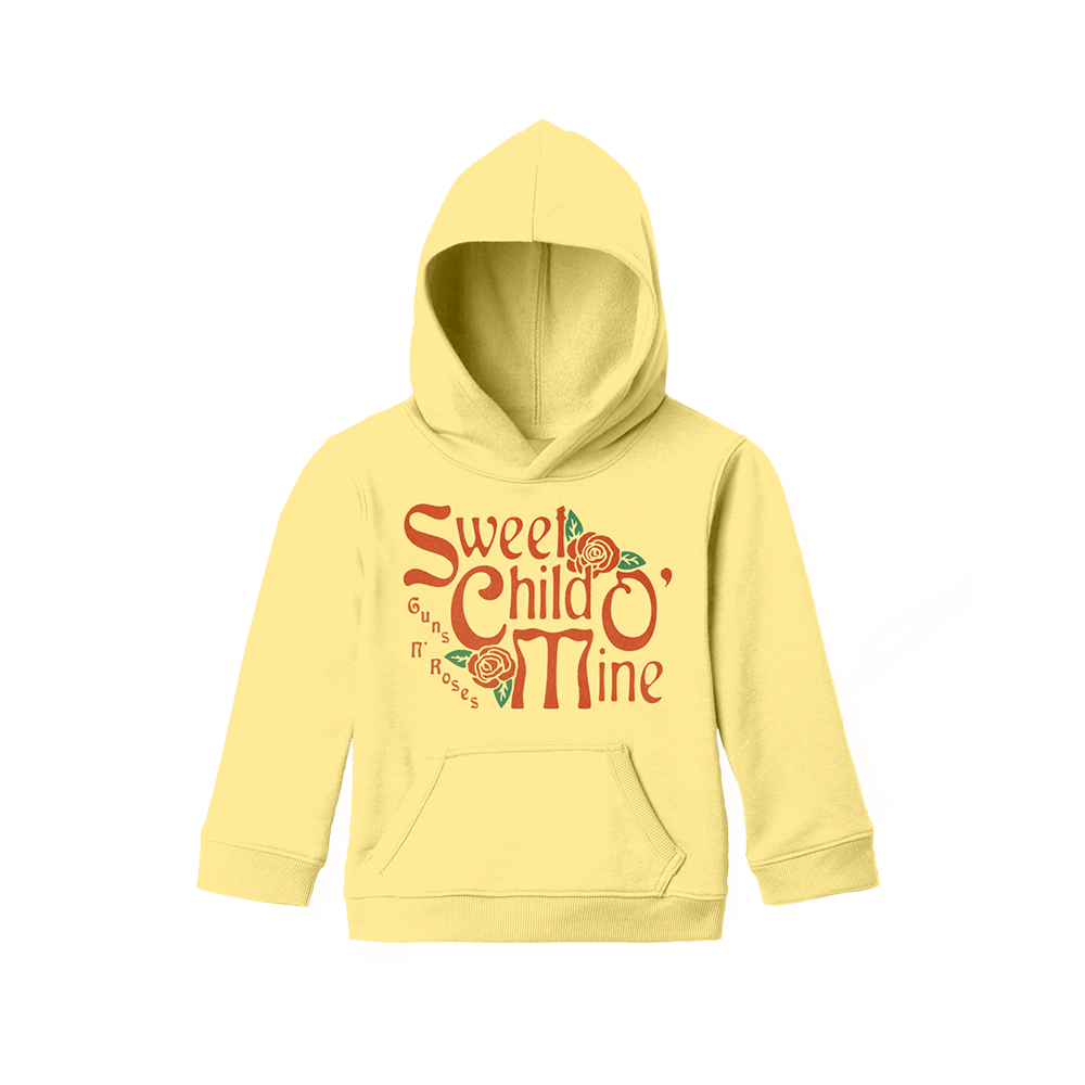 Yellow Kids Hoodie - Sweet Child O' Mine Design